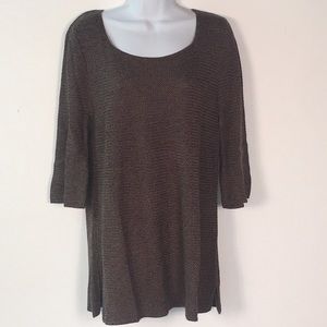 NWOT J Jill cotton rayon knit tunic